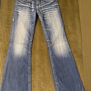 Big Star “Sweet” Flare Jeans in Faded Blue Size 28R
